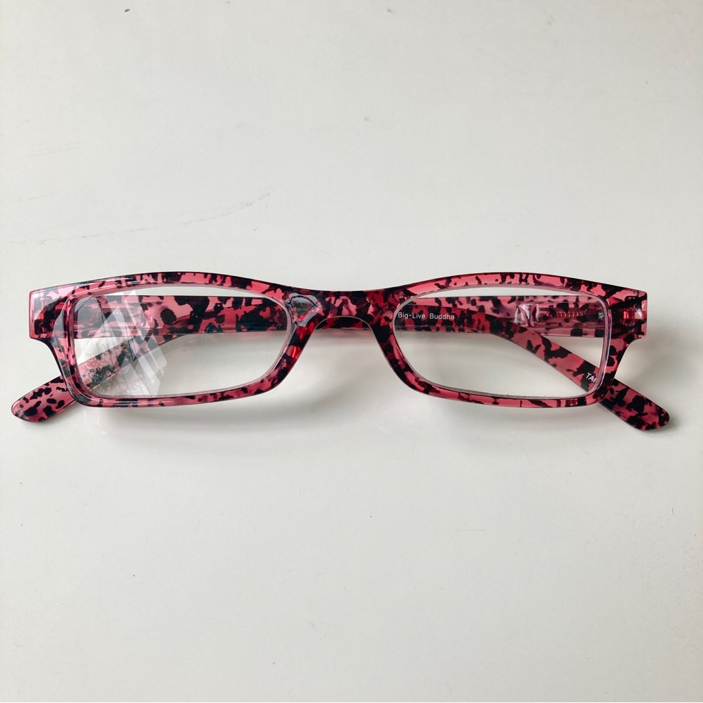 Big Buddha Reading Glasses Readers Animal Print Pink Black Leopard 1.00